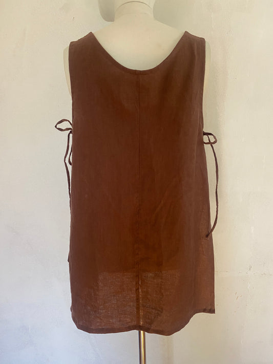 LINEN Side-Tie Tank