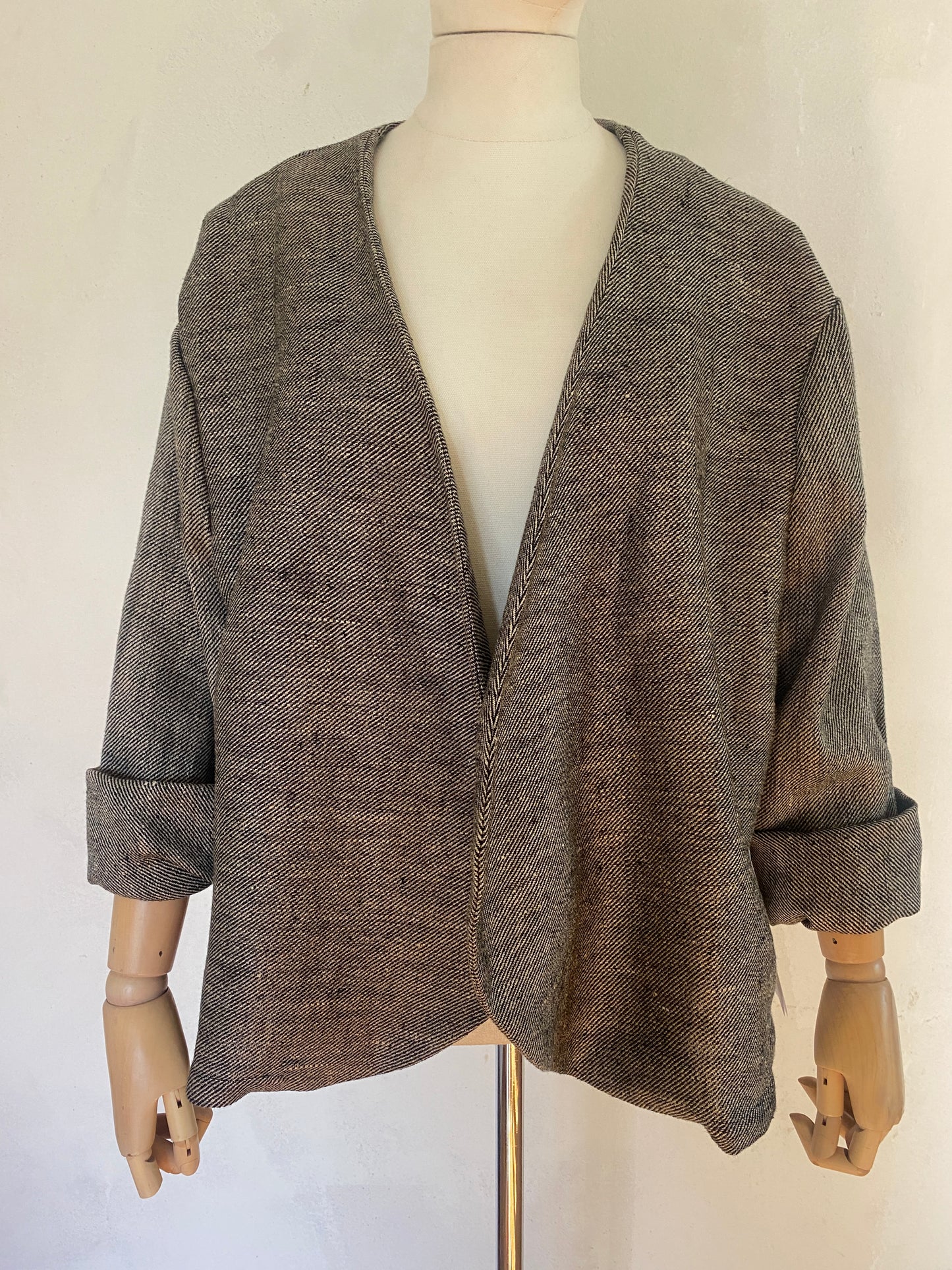 Double Weave Linen Jacket