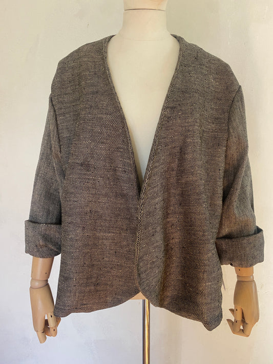 Double Weave Linen Jacket