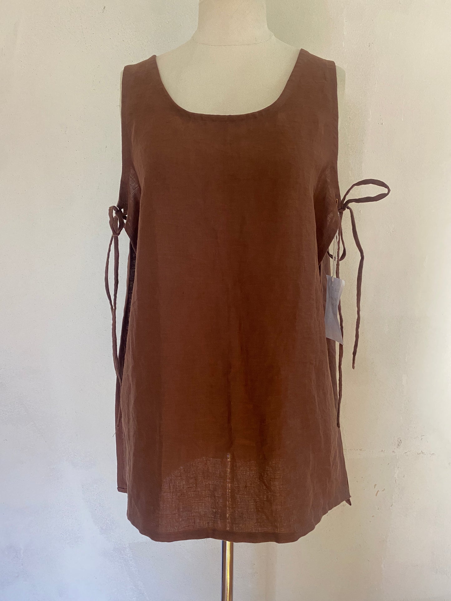 LINEN Side-Tie Tank